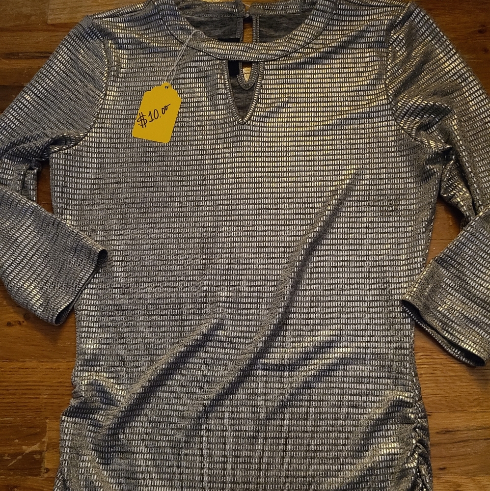 Silver Evening Top.